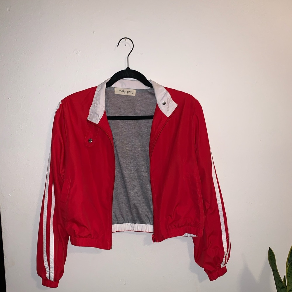 Molly green white and red jacket